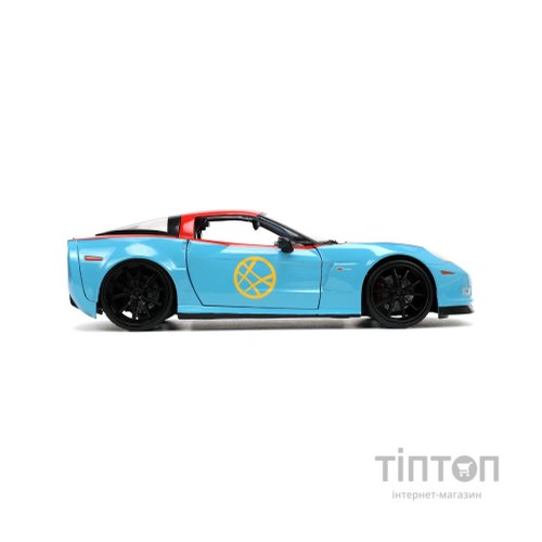 Машина Jada металева Марвел Шевроле Корвет із фігуркою Доктора Стренджа 1:24 (253225024)