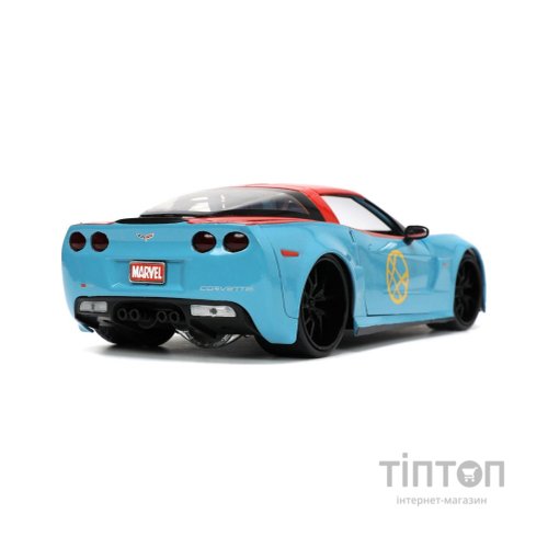 Машина Jada металева Марвел Шевроле Корвет із фігуркою Доктора Стренджа 1:24 (253225024)