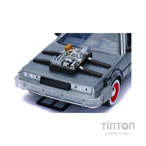 Машина Jada металева Назад у майбутнє 3 Машина часу (1989) зі світловим ефектом 1:24 (253255027)