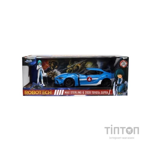 Машина Jada металева Роботех Тойота Супра з фігуркою Макса Стерлінг, 1:24 (253255051)