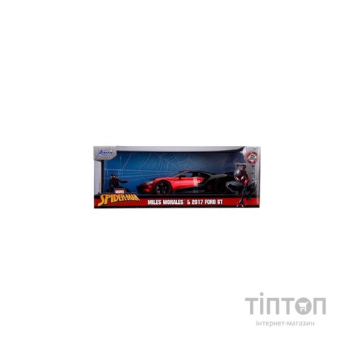 Машина Jada металева Spider-Man Форд GT з фігуркою Майлза Моралеса 1:24 (253225008)