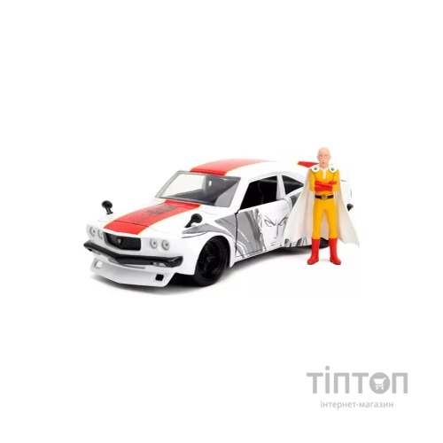 Машина Jada металева Ванпанчмен Мазда RX-3 (1974) з фігуркою Сайтама, 1:24 (253255058)