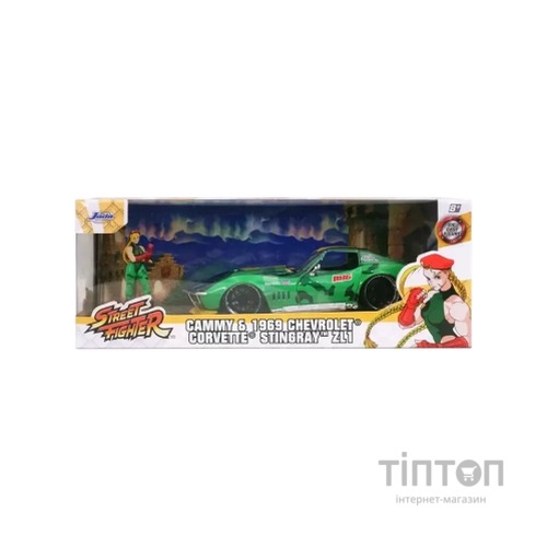 Машина Jada металева Вуличний боєць Шевроле з фігуркою Каммі, 1:24 (253255061)