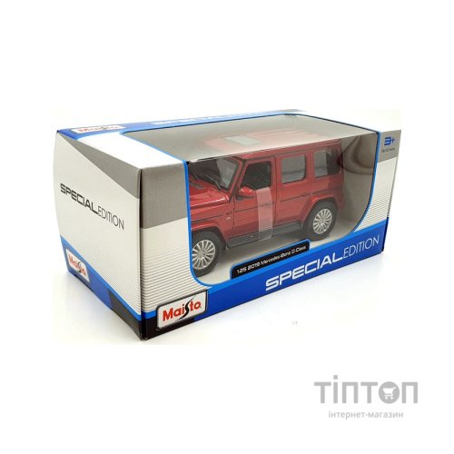Машина Maisto 2019 Mercedes Benz G-Class AMG SUV червоний 1:24 (31531 red)
