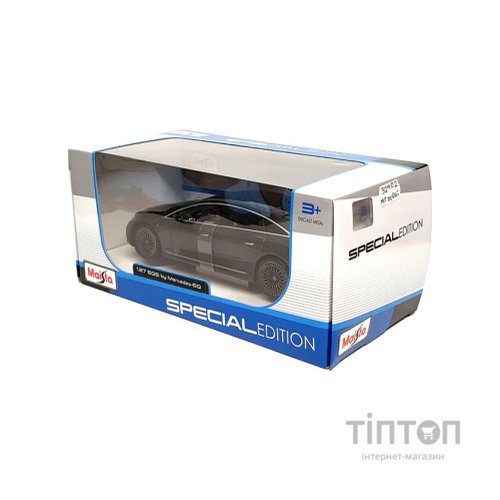 Машина Maisto 2022 Mercedes-Benz EQS сірий металік 1:24 (32902 met. grey)