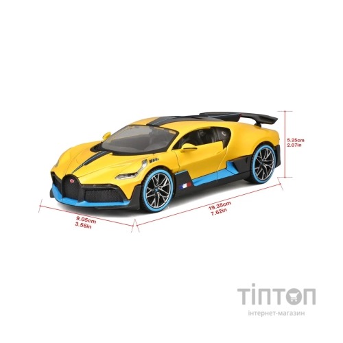 Машина Maisto Bugatti Divo жовта, 1:24 (31526 yellow)