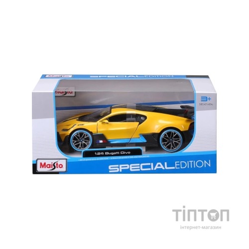 Машина Maisto Bugatti Divo жовта, 1:24 (31526 yellow)