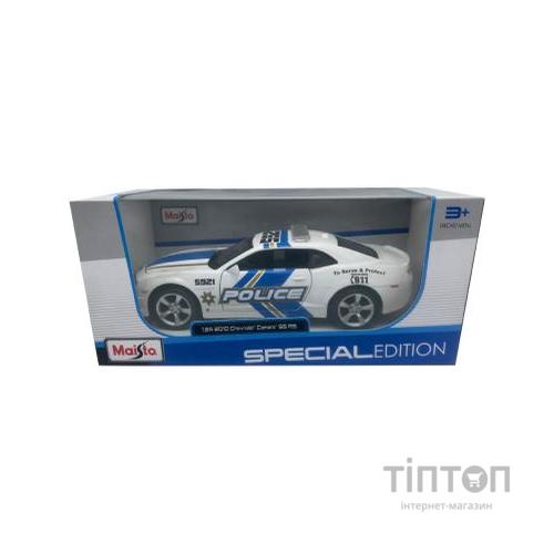 Машина Maisto Chevrolet Camaro SS RS Police 2010 (1:24) білый (31208 white)