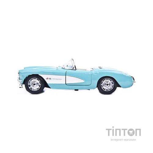 Машина Maisto Chevrolet Corvette 1957 блакитний (1:24) (31275 lt. blue)