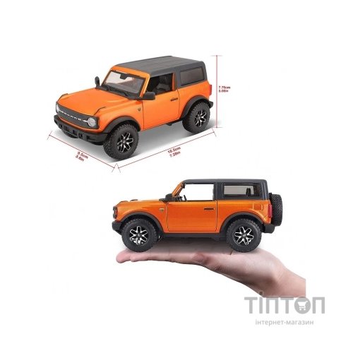Машина Maisto Ford Bronco (2 Doors Version) помаранчевий 124 (31530 met. orange)