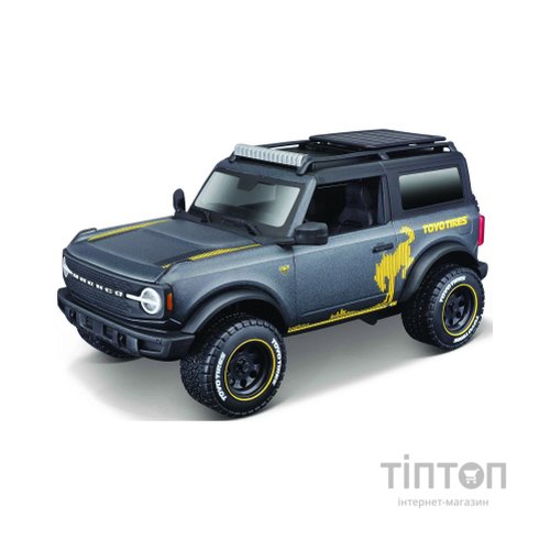 Машина Maisto Ford Bronco 2021 Badlands 1:24 Сірий металік (32541 met. grey)