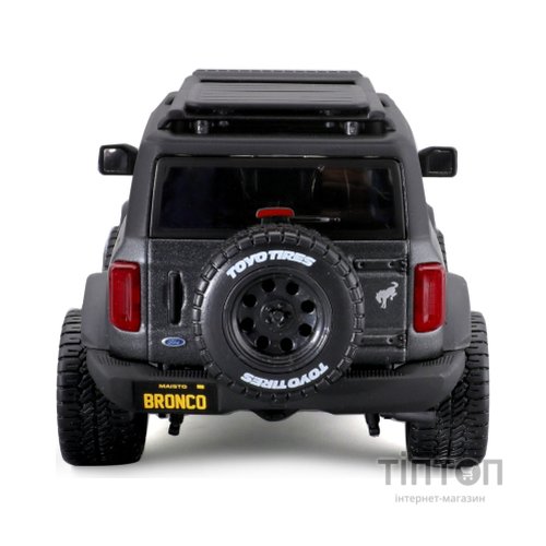Машина Maisto Ford Bronco 2021 Badlands 1:24 Сірий металік (32541 met. grey)