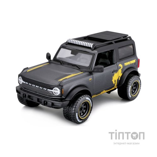 Машина Maisto Ford Bronco 2021 Badlands 1:24 Сірий металік (32541 met. grey)
