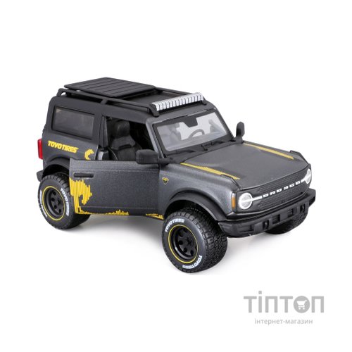 Машина Maisto Ford Bronco 2021 Badlands 1:24 Сірий металік (32541 met. grey)