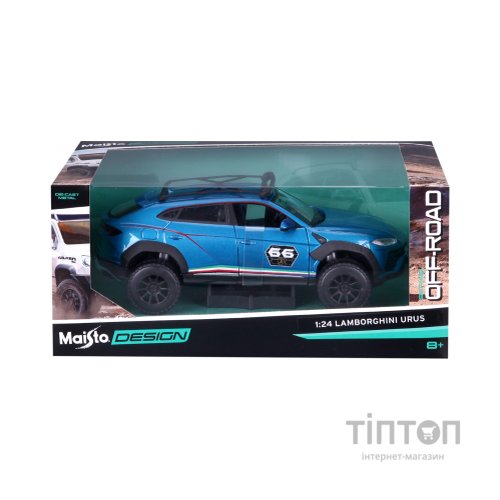 Машина Maisto Lamborghini Urus синій металік - тюнінг 124 (32533 met. blue)