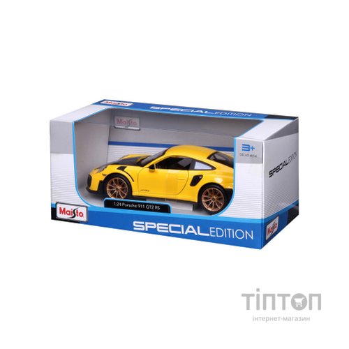 Машина Maisto Porsche 911 GT2 RS жовтий 124 (31523 yellow)