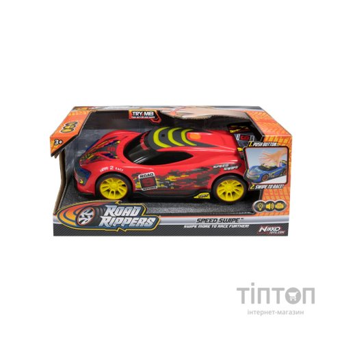 Машина Road Rippers Speed swipe Digital червона моторизована (20122)