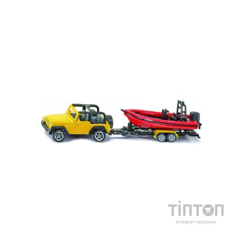Машина Siku Jeep Wrangler з човном (6322987)