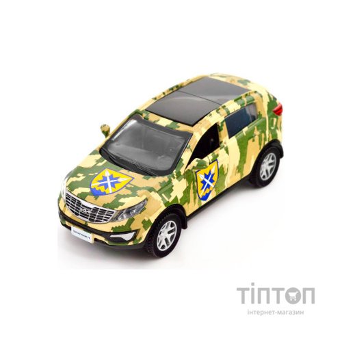 Машина TechnoDrive Автомодель серії Шеврони Героїв - Kia Sportage R - 56 ОМПБр (250362M)