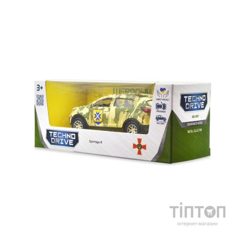 Машина TechnoDrive Автомодель серії Шеврони Героїв - Kia Sportage R - 56 ОМПБр (250362M)
