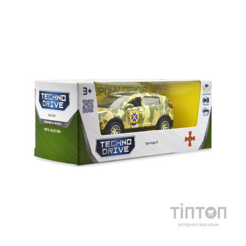 Машина TechnoDrive Автомодель серії Шеврони Героїв - Kia Sportage R - 56 ОМПБр (250362M)