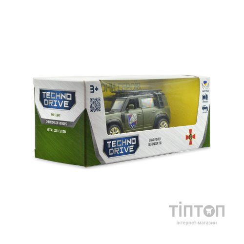 Машина TechnoDrive Автомодель серії Шеврони Героїв - Land Rover Defender 110 - 25 ОПДБр (250289M)