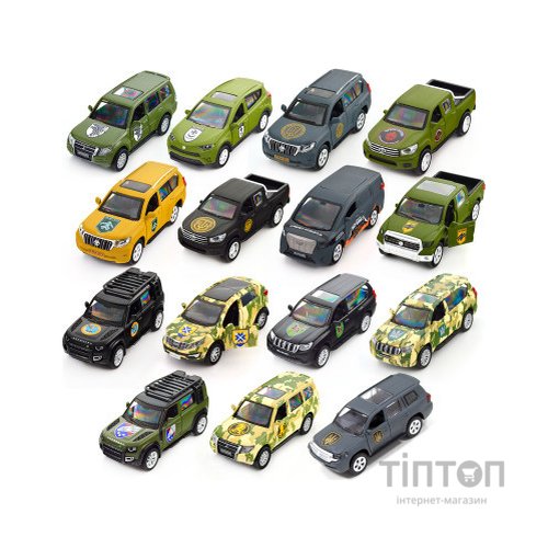 Машина TechnoDrive Автомодель серії Шеврони Героїв - Land Rover Defender 110 - ГУР МО (250364M)