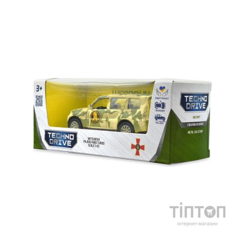 Машина TechnoDrive Автомодель серії Шеврони Героїв - Mitsubishi Pajero 4WD Tubro - 47 ОМБр (250361M)