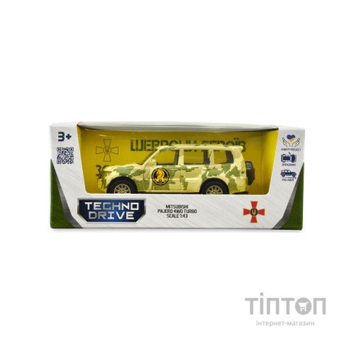 Машина TechnoDrive Автомодель серії Шеврони Героїв - Mitsubishi Pajero 4WD Tubro - 47 ОМБр (250361M)
