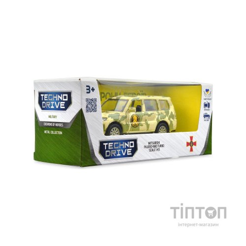 Машина TechnoDrive Автомодель серії Шеврони Героїв - Mitsubishi Pajero 4WD Tubro - 47 ОМБр (250361M)