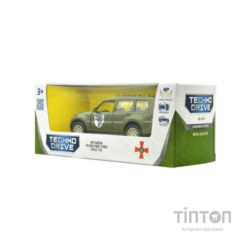 Машина TechnoDrive Автомодель серії Шеврони Героїв - Mitsubishi Pajero 4WD Tubro - 93 ОМБр (250283M)