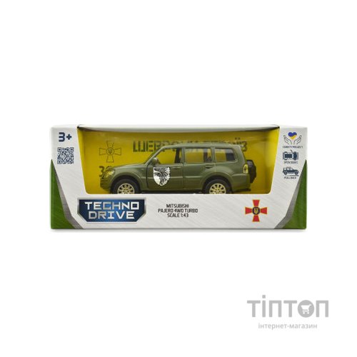 Машина TechnoDrive Автомодель серії Шеврони Героїв - Mitsubishi Pajero 4WD Tubro - 93 ОМБр (250283M)