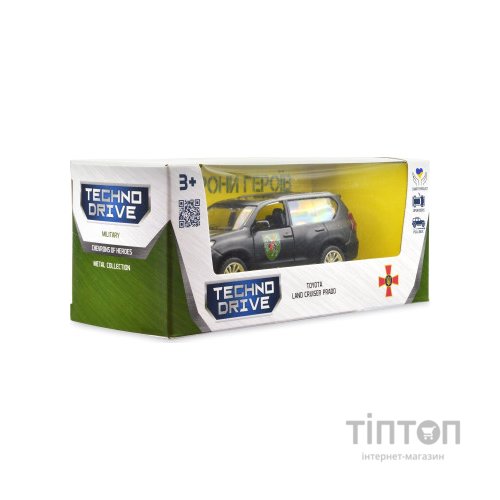 Машина TechnoDrive Автомодель серії Шеврони Героїв - Toyota Land Cruiser Prado - 110 ОМБр (250359M)
