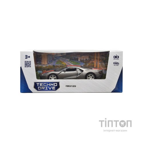 Машина TechnoDrive Ford GT 2019 сірий (250338U)