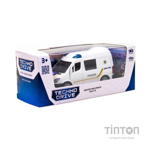 Машина TechnoDrive Mercedes-Benz Sprinter Поліція (250294)