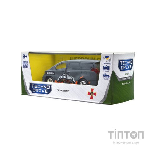 Машина TechnoDrive серії Шеврони Героїв - Toyota Alphard - INVISIBLE INTERCEPTOR (KM6011)