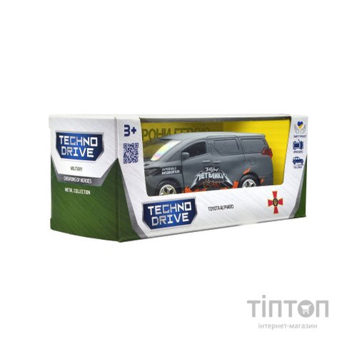 Машина TechnoDrive серії Шеврони Героїв - Toyota Alphard - INVISIBLE INTERCEPTOR (KM6011)