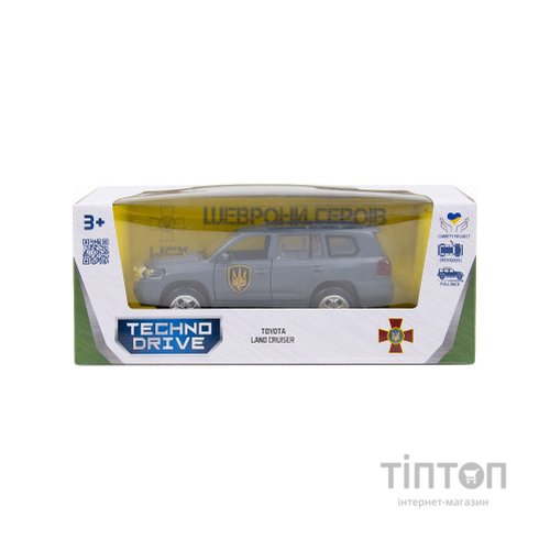 Машина TechnoDrive серії Шеврони Героїв - Toyota Land Сruiser - Рубіж (KM6010)