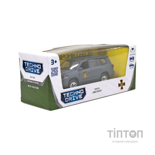 Машина TechnoDrive серії Шеврони Героїв - Toyota Land Сruiser - Рубіж (KM6010)