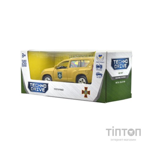 Машина TechnoDrive серії Шеврони Героїв - Toyota Prado - Хартія (KM6188)