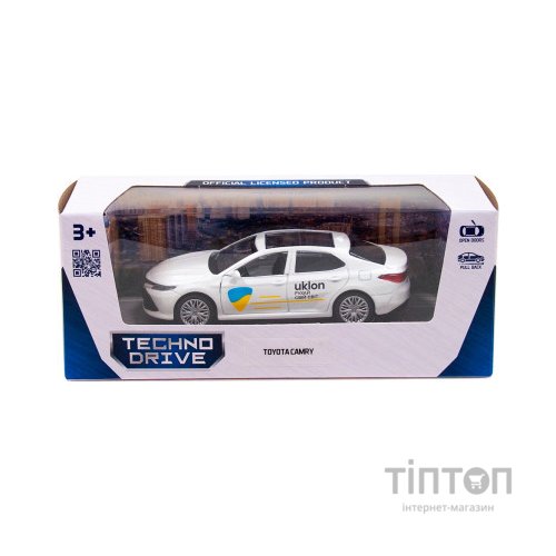 Машина TechnoDrive Toyota Camry Uklon (білий) (250291)
