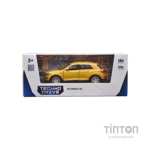 Машина TechnoDrive Volkswagen T-Roc 2017 золотий (250345U)