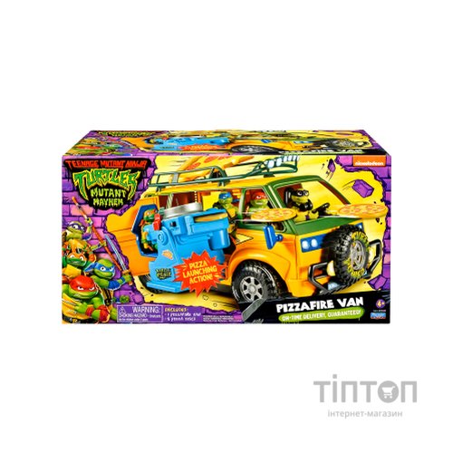 Машина TMNT Бойова машинка Мovie III - Фургон Доставки Піци (83468)