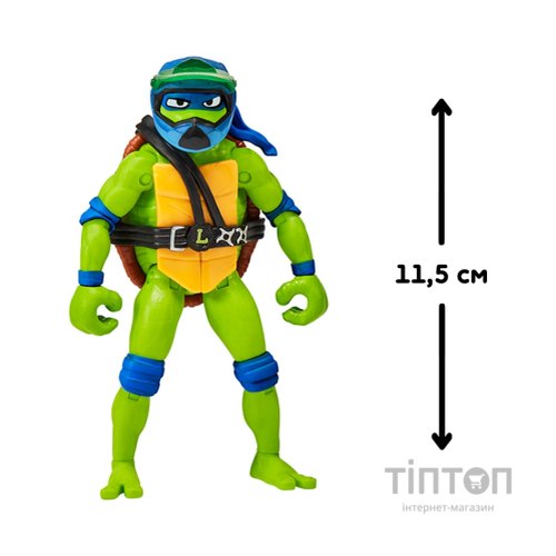 Машина TMNT Бойовий транспорт з фігуркою - Леонардо На Мотоциклі (83431)