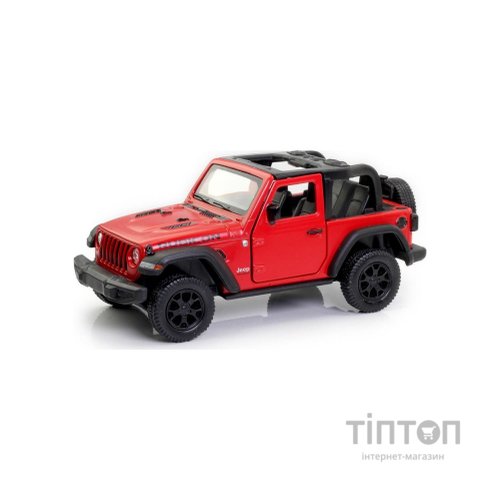Машина Uni-Fortune JEEP WRANGLER RUBICON OPEN TOP (МАТОВА) червона (554060NTM(B))