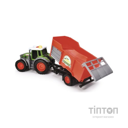 Машинка для дітей Dickie Toys Трактор Фендт з причепом (3734001)