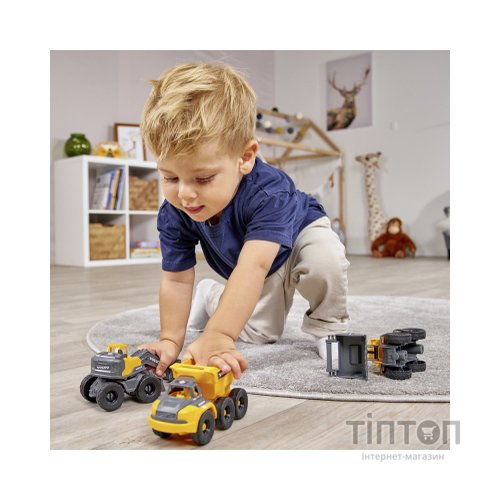 Машинка для дітей Dickie Toys Вольво. Автоконструктор, 3 машини (3722015)