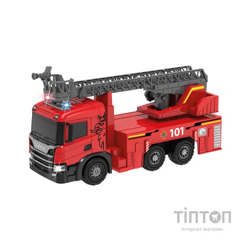 Машинка для дітей TechnoDrive Super Big Truck Пожежна машина Scania (5005KS)