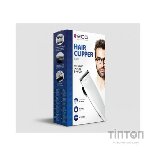 Машинка для стрижки ECG ZS 1020 White (ZS1020 White)