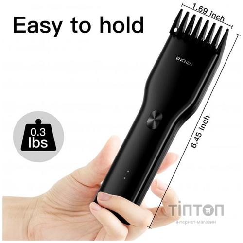 Машинка для стрижки Xiaomi Enchen Boost Black Set + Пеньюар и ножницы